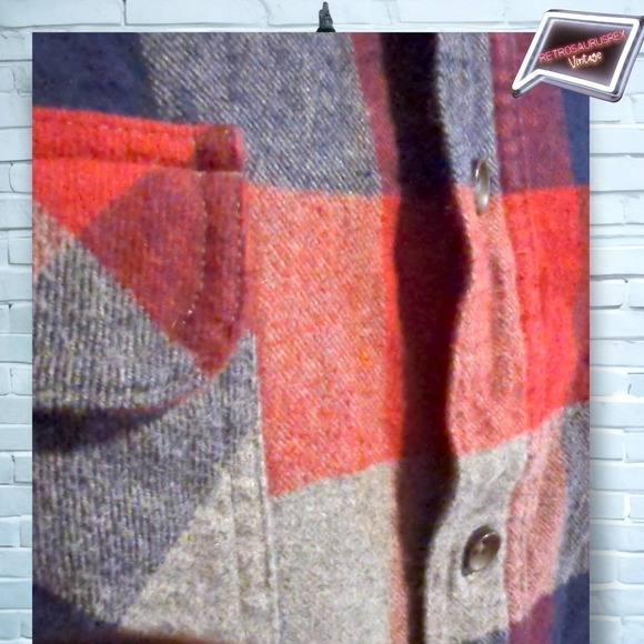 Vintage Men’s Field N’ Forest Blue Plaid Grunge Flannel Shirt, Large - Picture 2 of 8